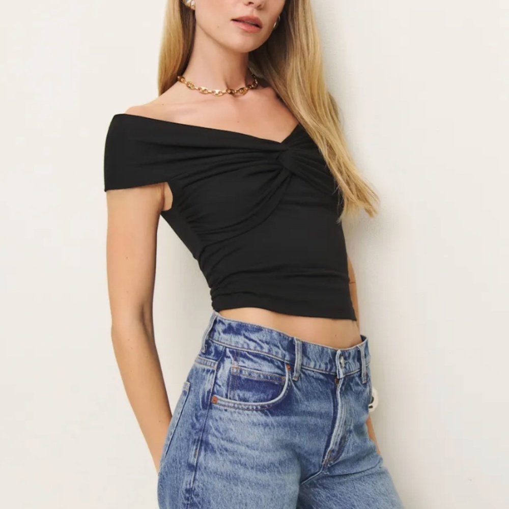 Reformation Ezlynn Knit Top - Picture 2 of 5